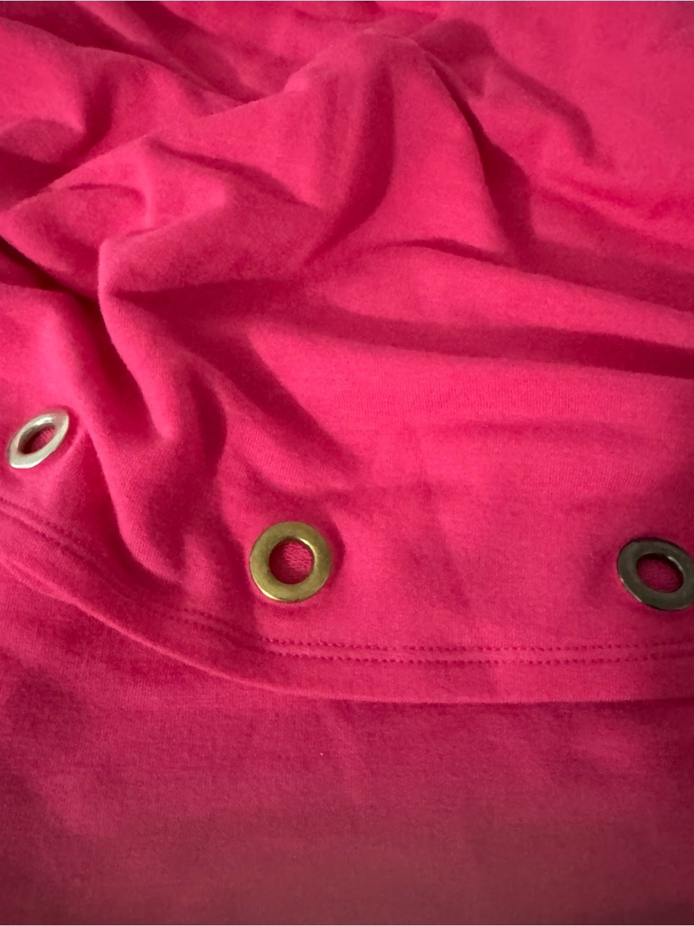 Cable & Gauge Dress Hot Pink Sleeveless V-Neck Below Knee Women’s Medium - Picture 4 of 6